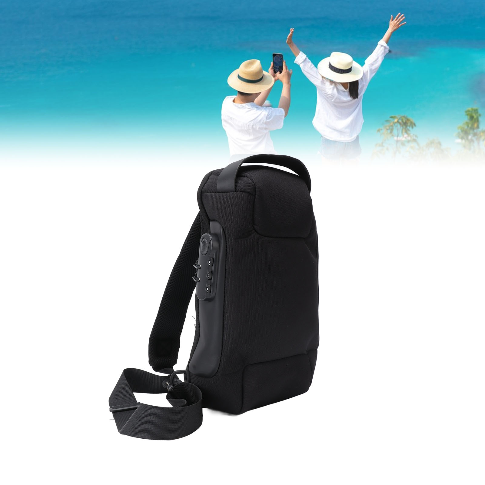 Sling Backpack Shoulder - Рюкзак на плечо из ткани Оксфорд,
