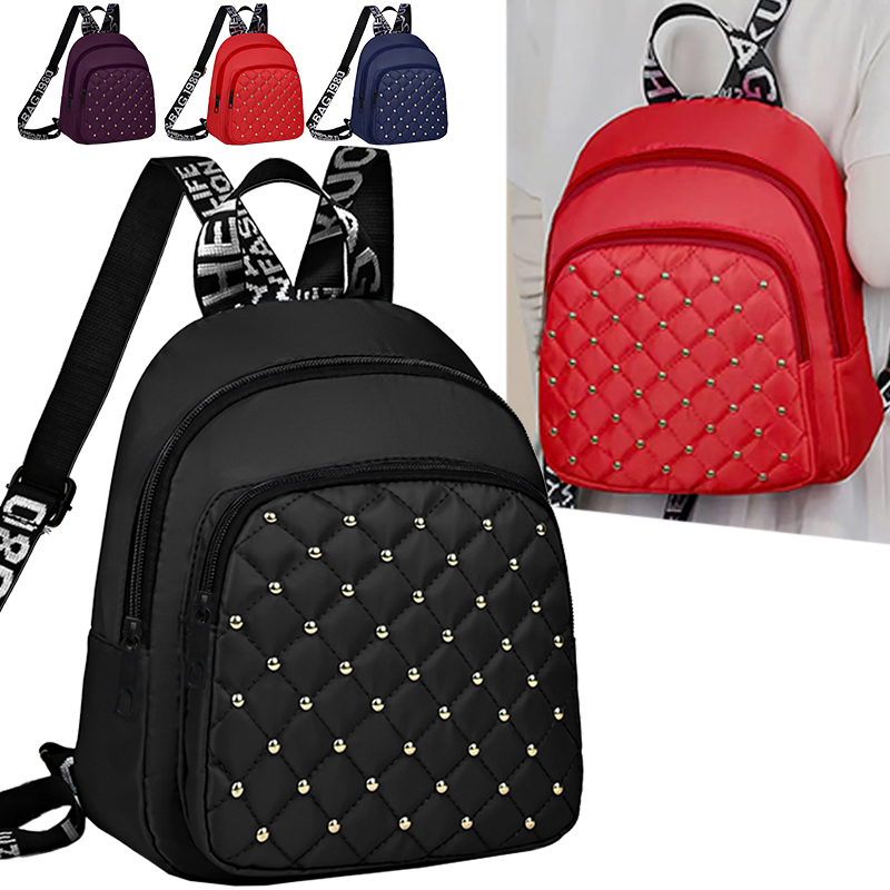 Canvas Backpack Casual - Шикарный стильный рюкзак с шипами, разноцветный