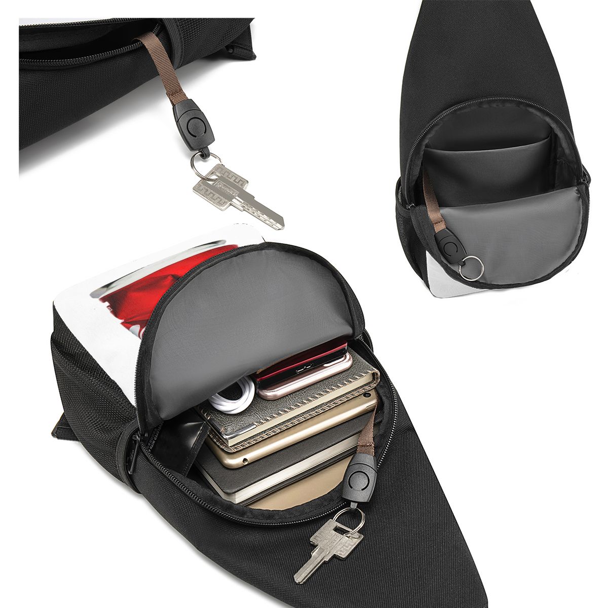 Мужская нагрудная сумка Coca C – обзор и цена Sling Backpack Shoulder