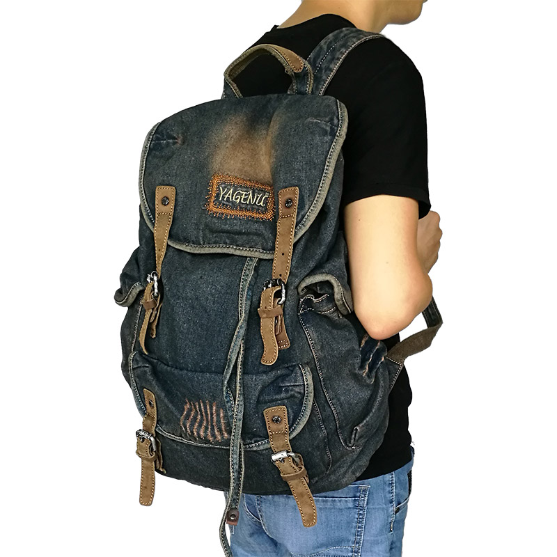Винтажная сумка-рюкзак из канв – обзор и цена Canvas Backpack Casual