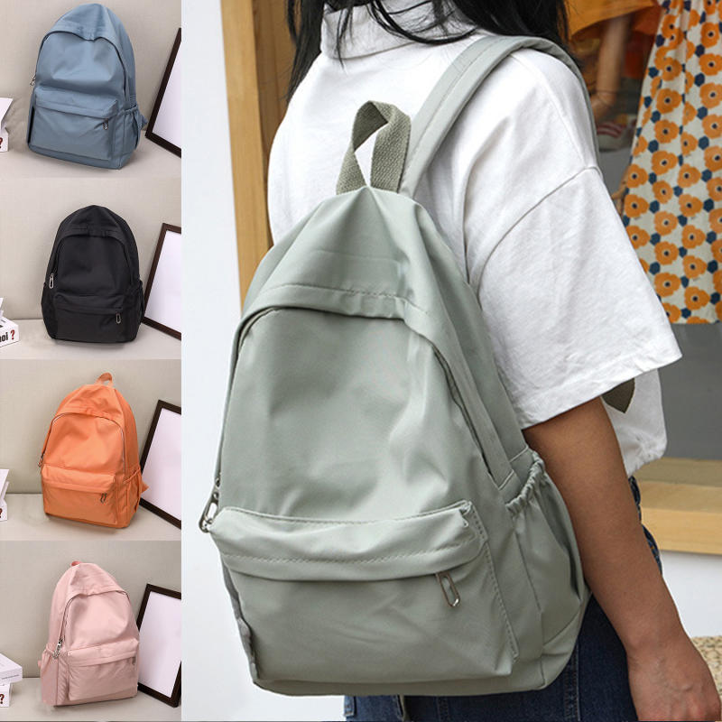Женский однотонный рюкзак для  – обзор и цена Fashion Backpack Women
