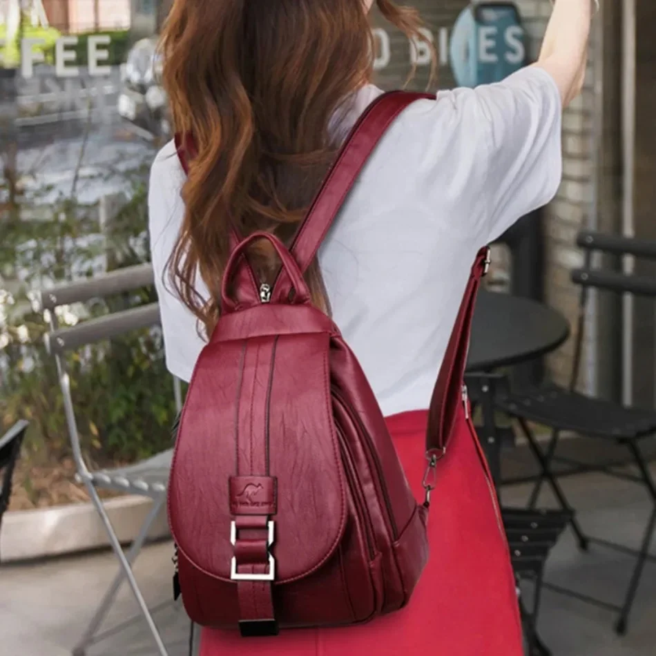 Многофункциональные женские ко – обзор и цена Leather Backpack Vintage