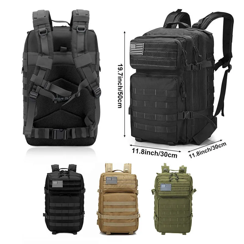 Тактический рюкзак 1W50L, мужс – обзор и цена Rucksack Military Style