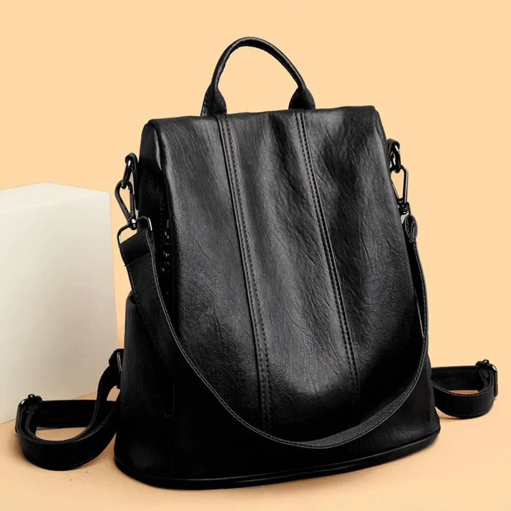 НОВЫЙ Антивандальный рюкзак дл – обзор и цена Leather Backpack Vintage