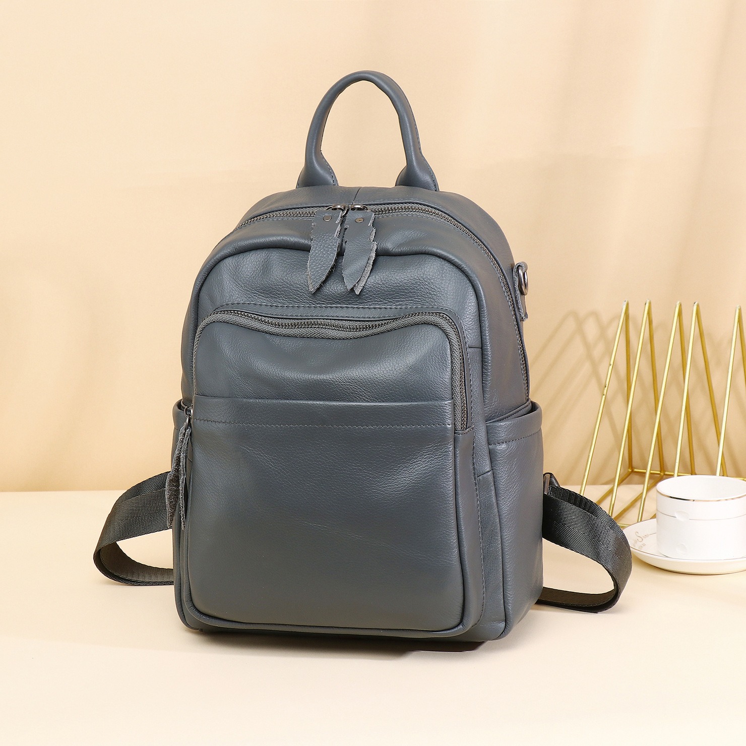 Женский рюкзак Zency из натура – обзор и цена Leather Backpack Vintage